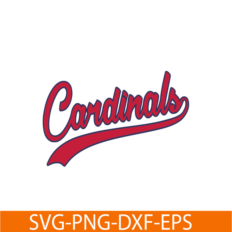 MLB2041223106-Cardinals Red Text SVG, Major League Baseball SVG, Baseball SVG MLB2041223106.png
