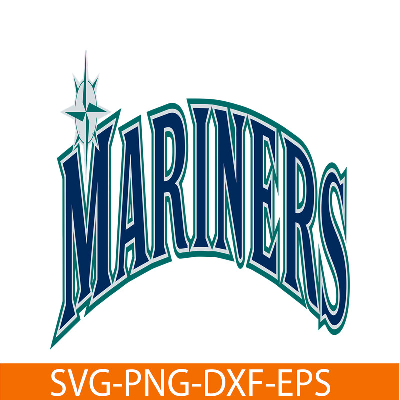 MLB2041223113-Mariners The Blue Text SVG, Major League Baseball SVG, Baseball SVG MLB2041223113.png