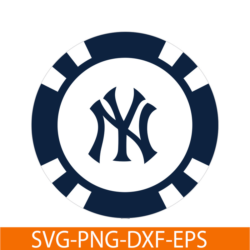 MLB204122335-NY Yankees Blue Logo SVG, Major League Baseball SVG, Baseball SVG MLB204122335.png