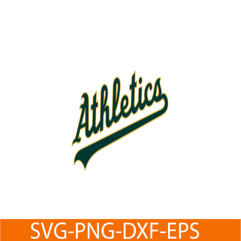 MLB204122341-Athletics The Text SVG, Major League Baseball SVG, Baseball SVG MLB204122341.png