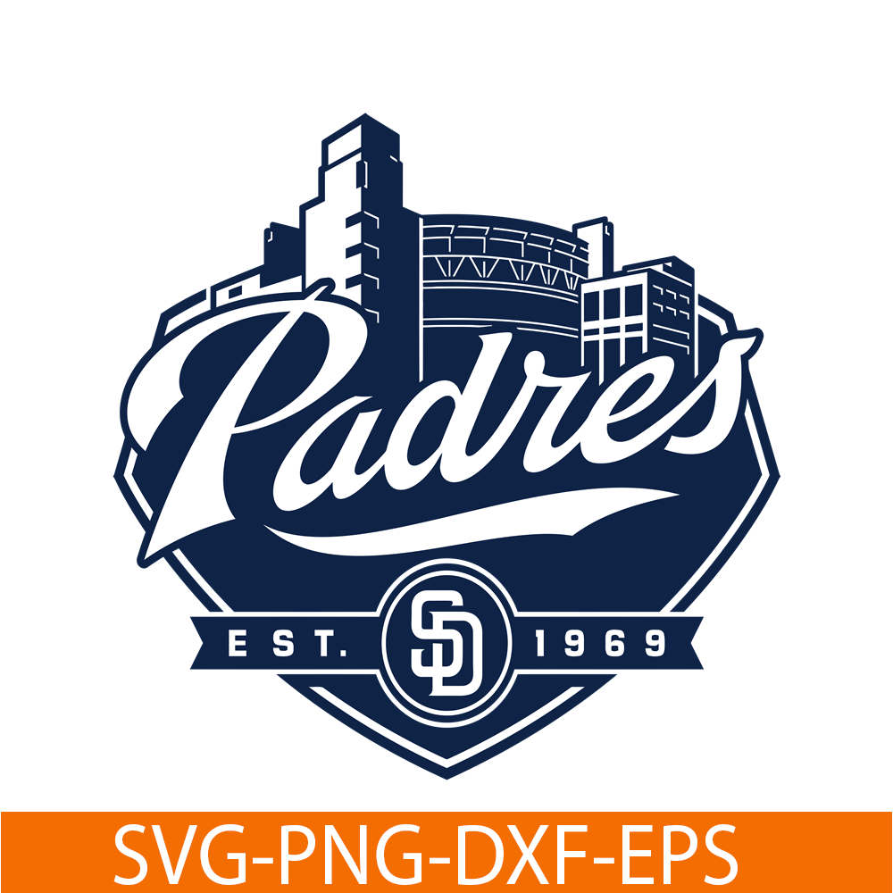 MLB204122377-San Diego Padres EST 1969 SVG, Major League Baseball SVG, Baseball SVG MLB204122377.png