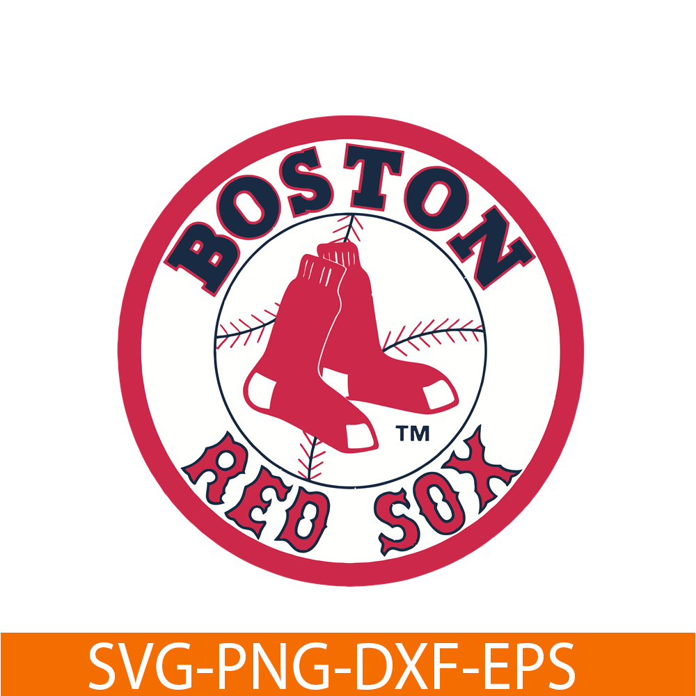 MLB30112345-Boston Red Sox Red White Logo SVG PNG DXF EPS AI, Major League Baseball SVG, MLB Lovers SVG MLB30112345.png