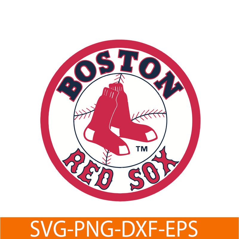 MLB30112345-Boston Red Sox Red White Logo SVG PNG DXF EPS AI, Major League Baseball SVG, MLB Lovers SVG MLB30112345.png