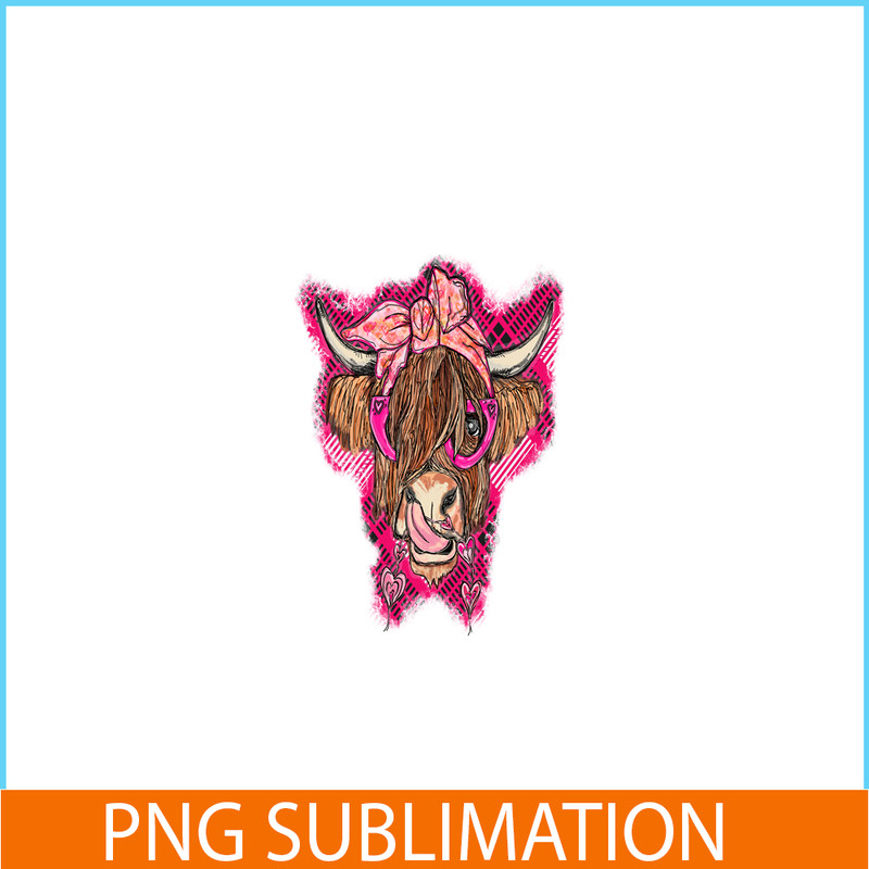 VLT21102395-Valentine Highland Cow PNG, Sweet Valentine PNG, Valentine Holidays PNG.png