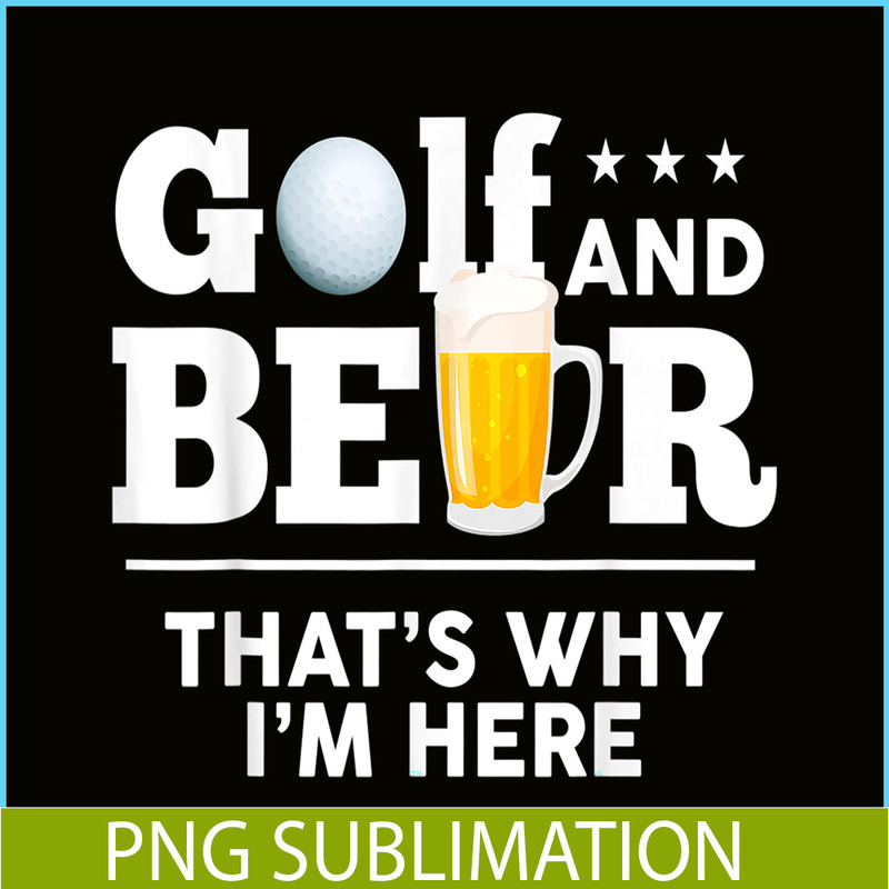 BEER28102335-Golf And Beer PNG Funny Beer Lovers PNG Beer Time PNG.png