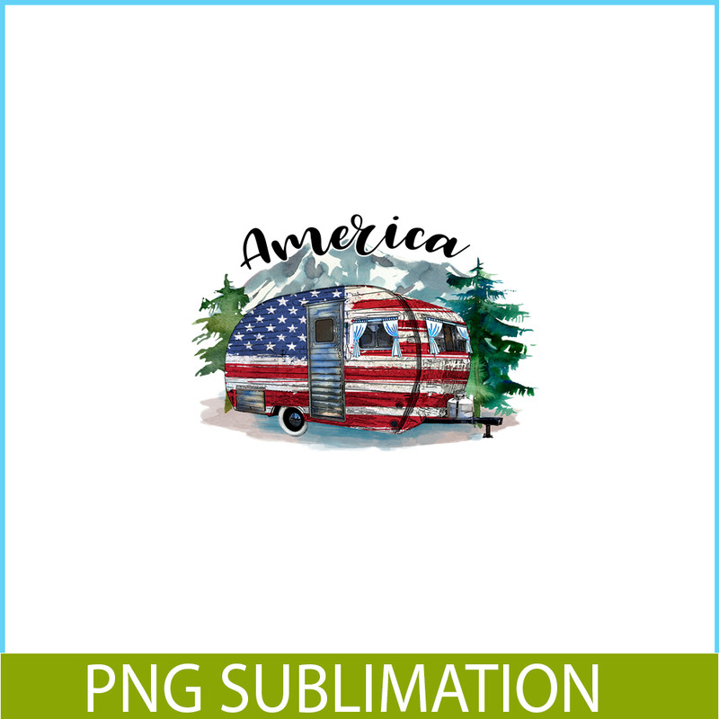 CAMP07112341-America PNG Camping PNG Car Camper American Flag PNG.png