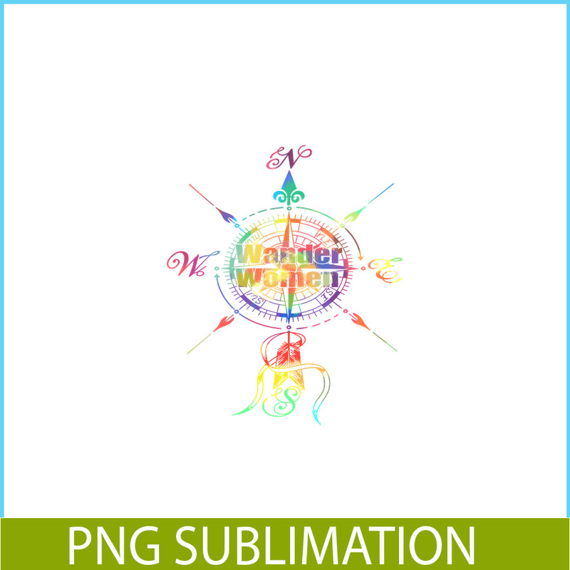 CAMP07112385-Wander Women PNG Camping PNG Compass On A American Flag Background PNG.png