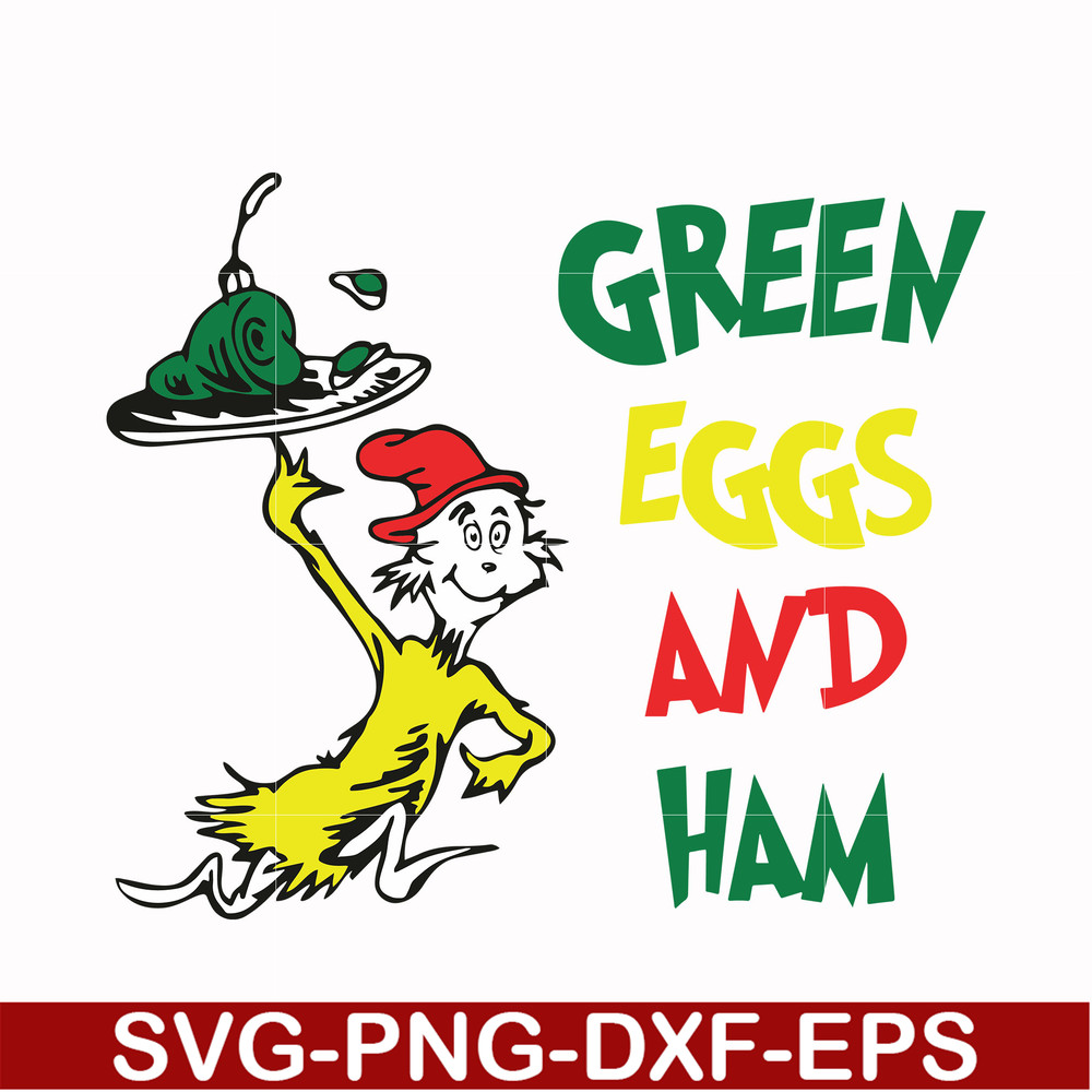DR000102-Green eggs and ham svg, png, dxf, eps file DR000102.jpg