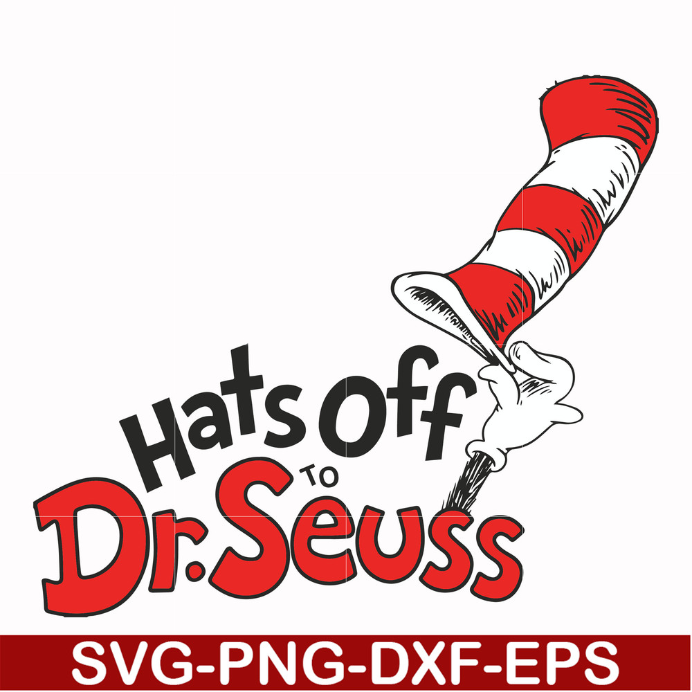 DR00041-Hats off to Dr. Seuss svg, png, dxf, eps file DR00041.jpg