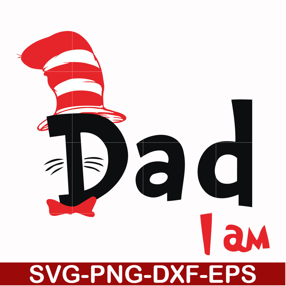 DR00063-Dad I am svg, png, dxf, eps file DR00063.jpg