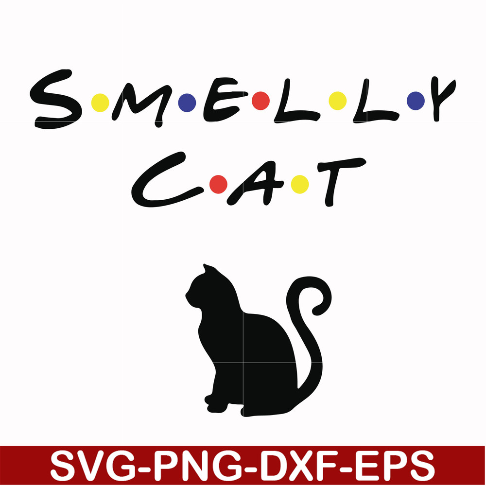 FN0001002-Smelly cat svg, png, dxf, eps file FN0001002.jpg