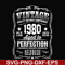 FN000284-Vintage quality without compromise 1980 aged to perfection a hundred percent authentic svg, png, dxf, eps file FN000284.jpg