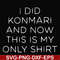 FN000501-I did konmari and now this is my only shirt svg, png, dxf, eps file FN000501.jpg