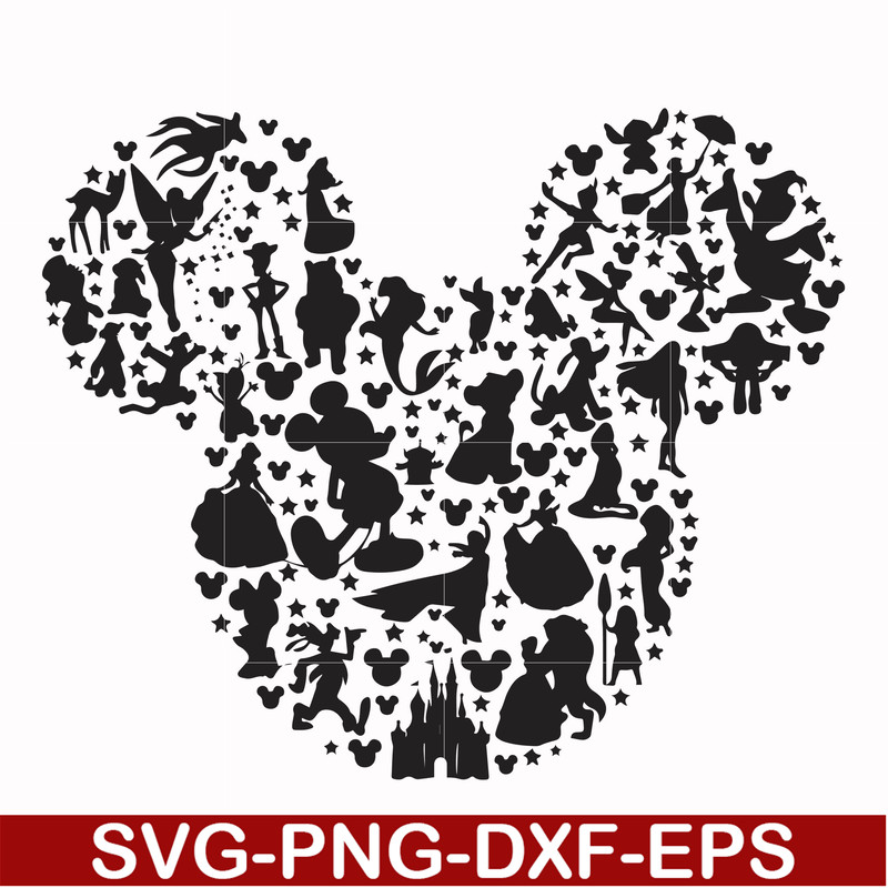 FN00062-Mickey svg, png, dxf, eps file FN00062.jpg