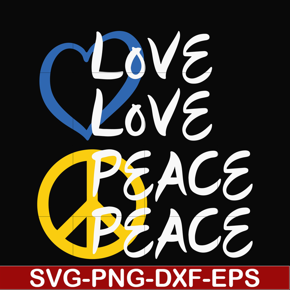 OTH0021-Love peace svg, png, dxf, eps digital file OTH0021.jpg