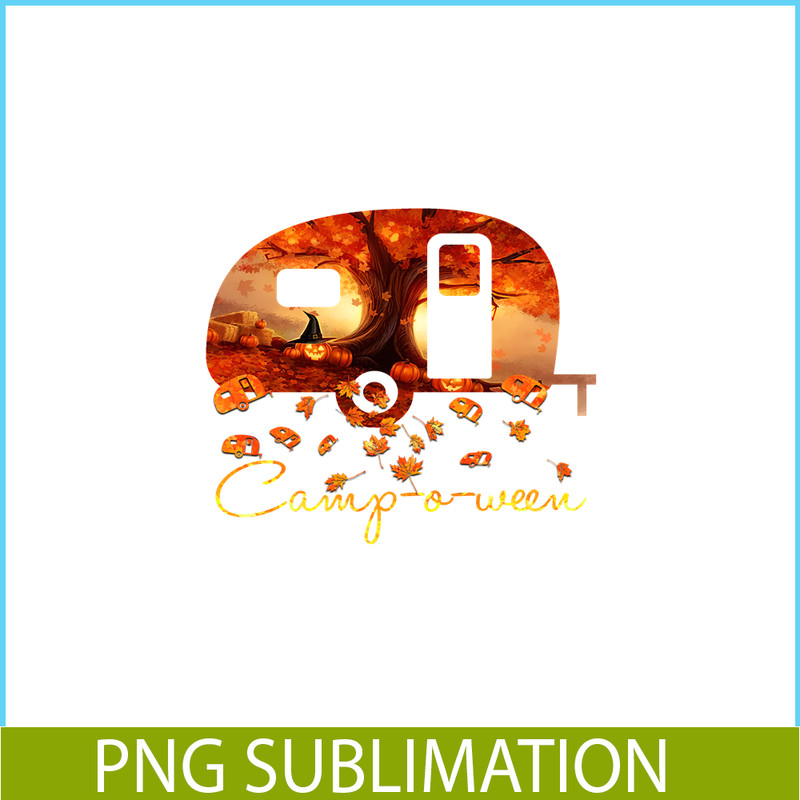 CAMP07112347-Camp o ween png camping autumn png Halloween And Camping PNG.png