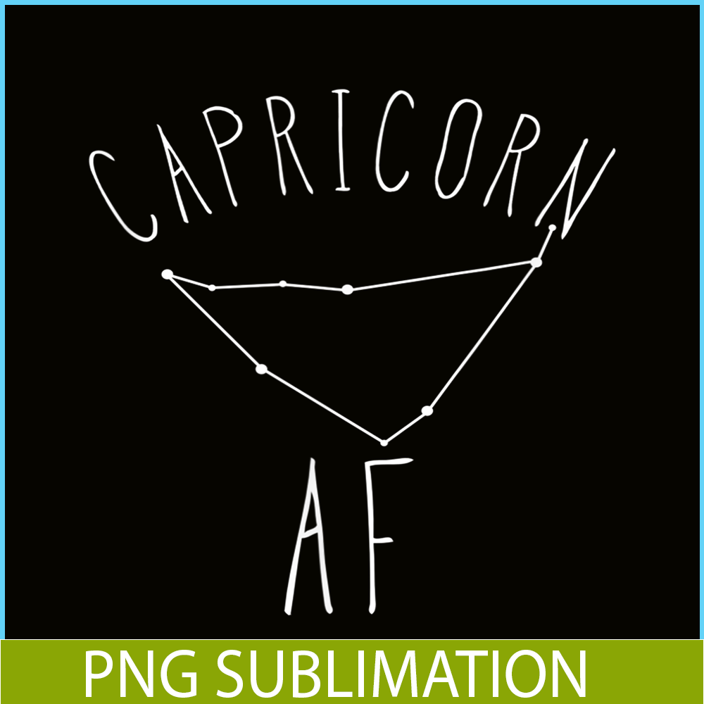 CPB28102307-Capricorn AF PNG Constellation Zodiac PNG Capricorn Birthday Gift PNG.png
