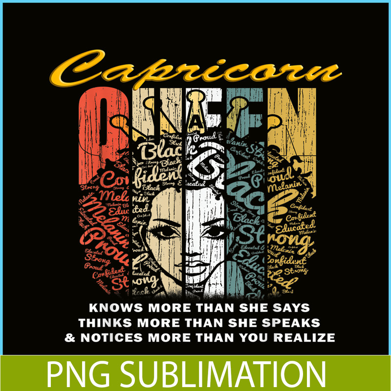 CPB28102339-Capricorn Quotes PNG Black Capricorn Queen PNG Zodiac Sign PNG.png