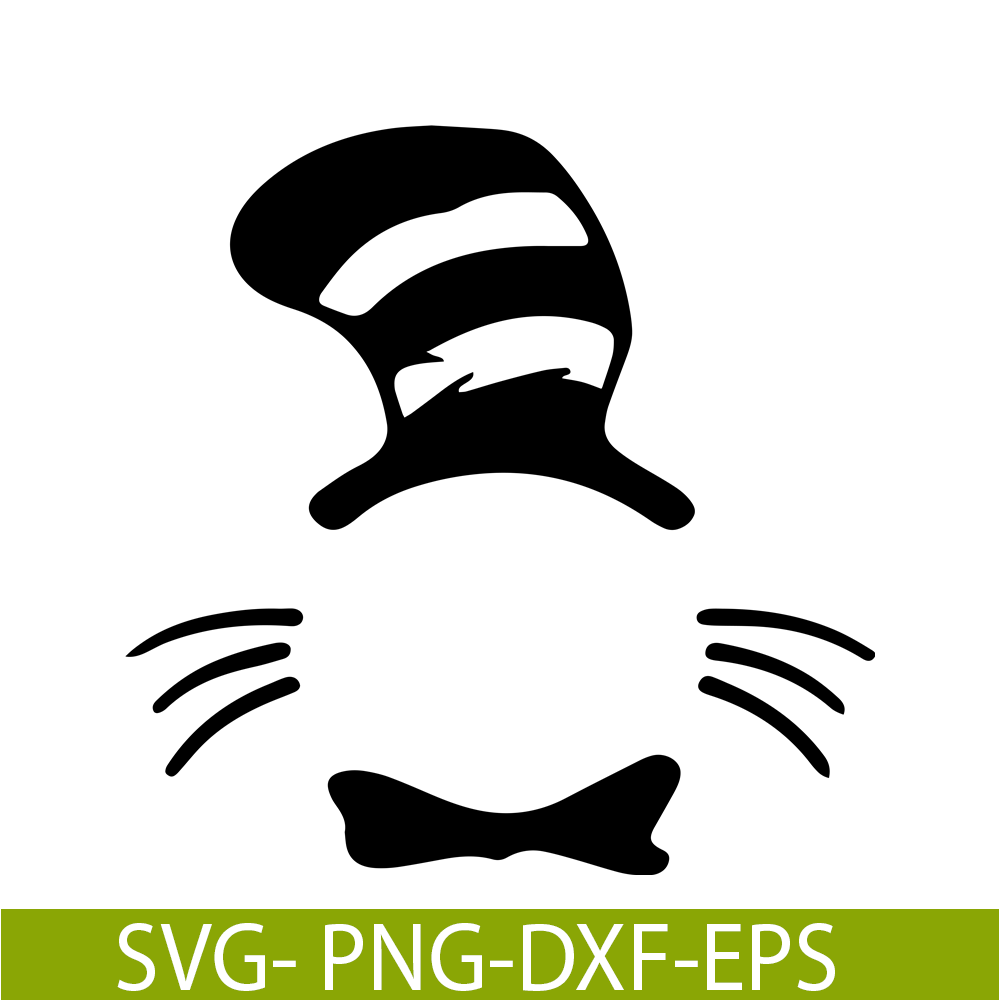 DS105122309-Black Cat With The Black Hat Monogram SVG, Dr Seuss SVG, Cat in the Hat SVG DS105122309.png