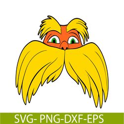 lorax the face svg, dr seuss svg, cat in the hat svg ds105122322