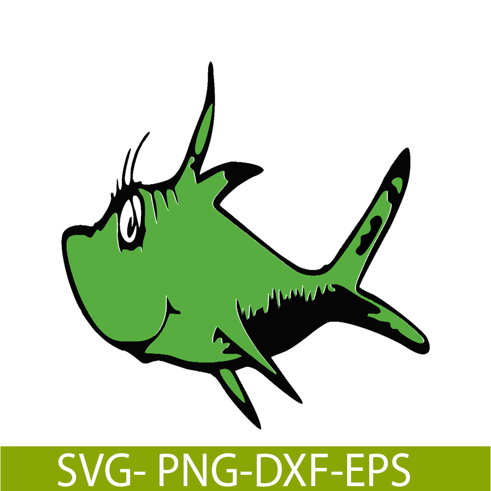 DS205122302-The Green Fish SVG, Dr Seuss SVG, Cat in the Hat SVG DS205122302.png