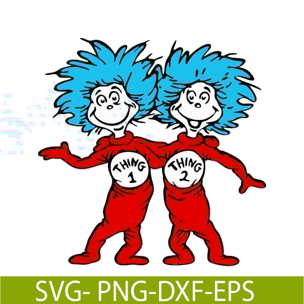DS205122318-Thing 1 Thing 2 Together SVG, Dr Seuss SVG, Dr. Seuss' the Lorax SVG DS205122318.png