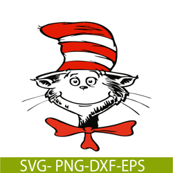 the cat face svg, dr seuss svg, cat in the hat svg ds205122333