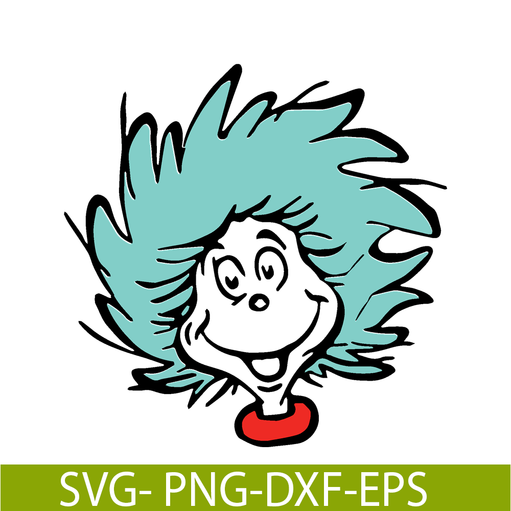 DS205122349-Thing 1 Smiling Face SVG, Dr Seuss SVG, Cat In The Hat SVG DS205122349.png