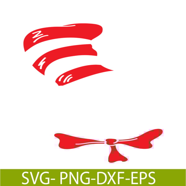 DS205122373-The Red Hat And Bow SVG, Dr Seuss SVG, Cat In The Hat SVG DS205122373.png