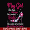 BD0042-May girl she slays, she prays she's beautiful bold she smiles at her haters like a boss in control svg, birthday svg, png, dxf, eps digital file BD0042.j