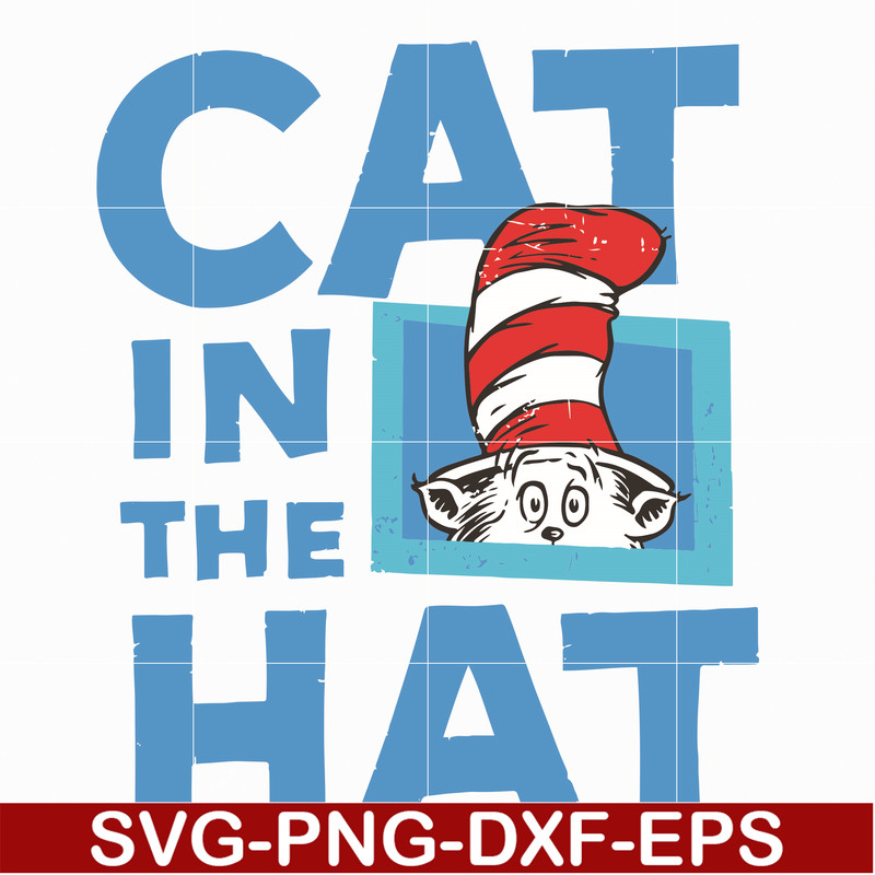 DR05012127-The Cat in the Hat , dr svg, png, dxf, eps file DR05012127.jpg