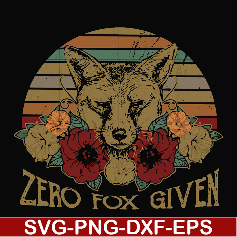 FN000349-Zero fox given svg, png, dxf, eps file FN000349.jpg