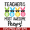 FN00072-Teacher of the most awesome peeps svg, png, dxf, eps file FN00072.jpg