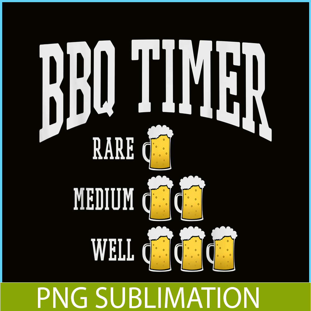BEER28102301-BBQ Timer PNG Bear PNG Drunk Time PNG.png