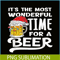 BEER28102350-The Most Wonderful Time For A Beer Beer Christmas Beer PNG Beer Santa PNG.png