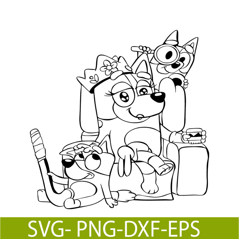 BL22112323-Cute Bluey Design SVG PNG DXF EPS Bluey Cartoon SVG Bluey SVG.png
