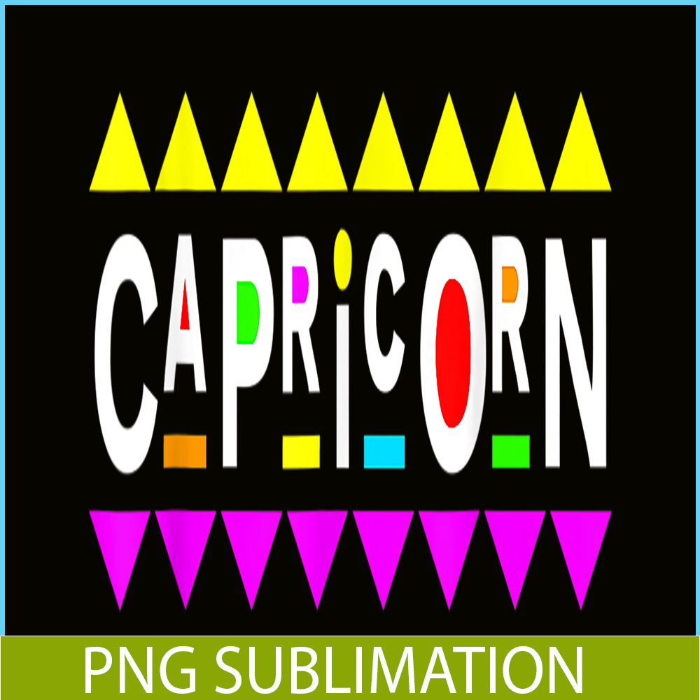 CPB28102348-Capricorn Zodiac Design 90s Style PNG Zodiac Sign PNG Capricorn PNG.png