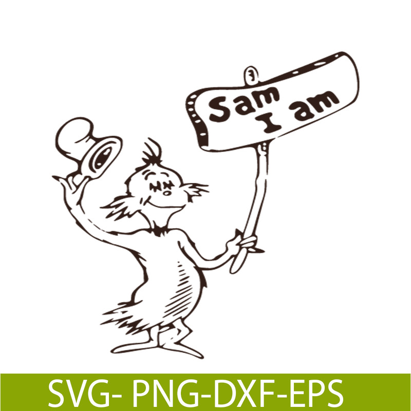 DS105122351-Black Sam I Am SVG, Dr Seuss SVG, Cat In The Hat SVG DS105122351.png