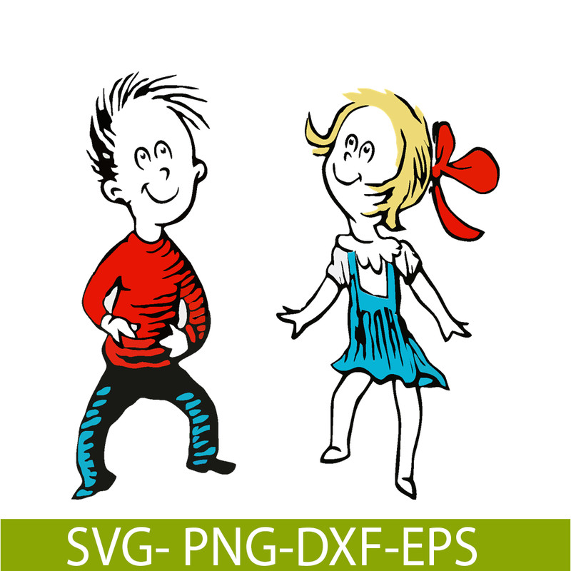 DS205122308-The Boy And Sally SVG, Dr Seuss SVG, Cat in the Hat SVG DS205122308.png