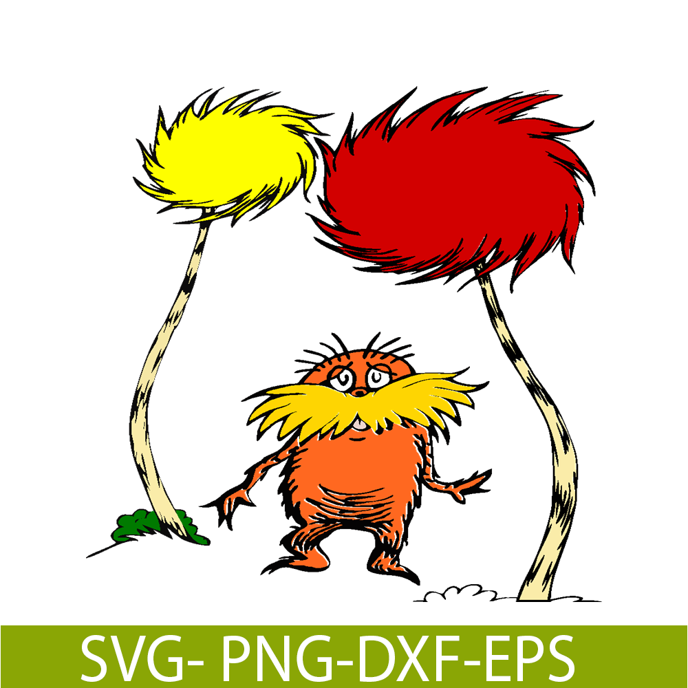 DS205122317-Lorax And His Trees SVG, Dr Seuss SVG, Dr. Seuss' the Lorax SVG DS205122317.png