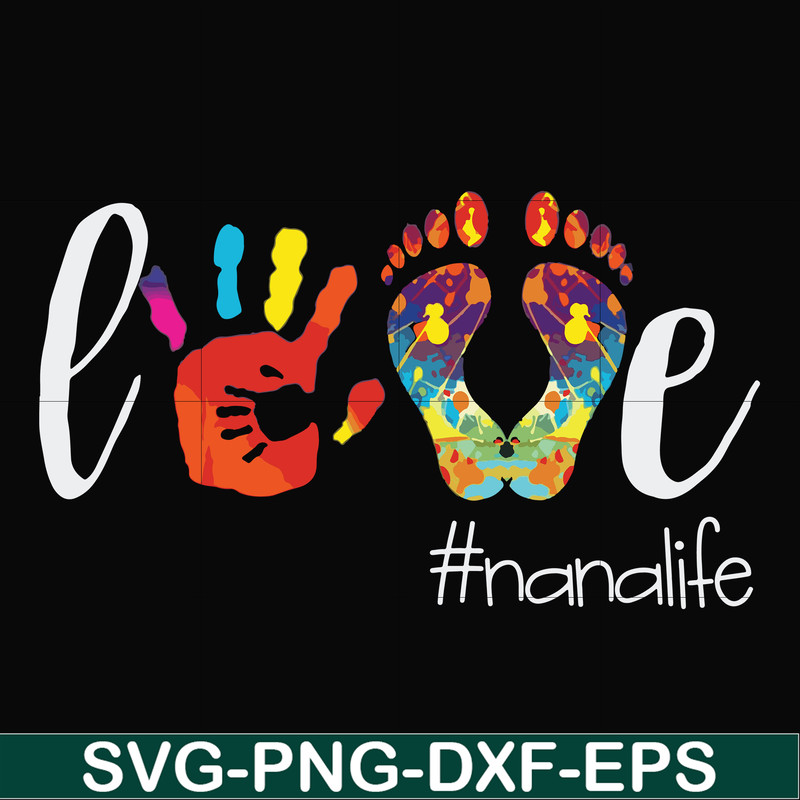 FN000403-Love #nanalife svg, png, dxf, eps file FN000403.jpg