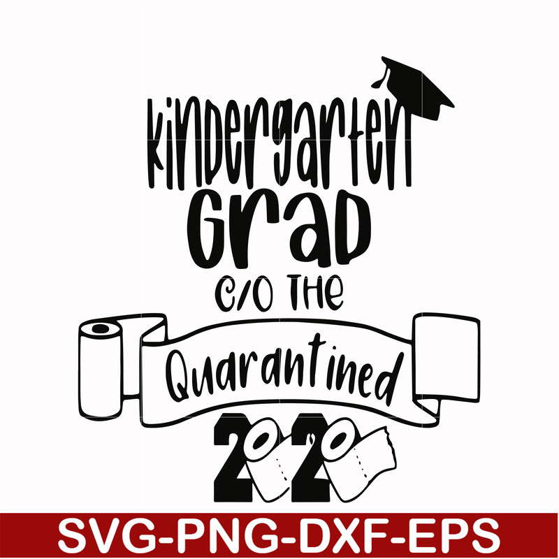 CMP066-kindergarten grad the quarantined 2020 svg, png, dxf, eps digital file CMP066.jpg