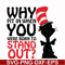 DR00025-Why fit in when you were born to stand out svg, png, dxf, eps file DR00025.jpg