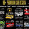 90 Premium Car Tshirt Design Bundle All Are Premium Design Buy Now 0