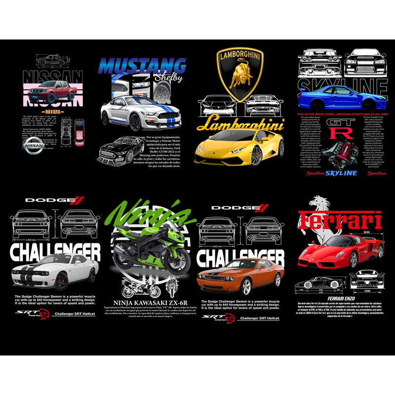 90 Premium Car Tshirt Design Bundle All Are Premium Design Buy Now 3