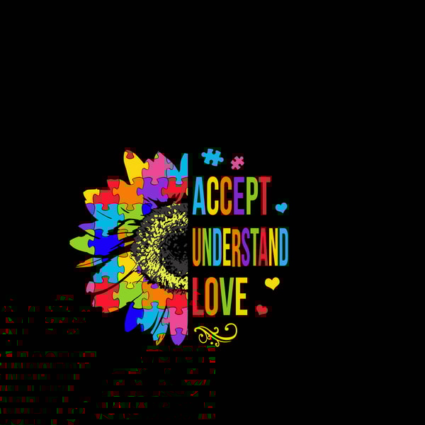 Accept Understand Love Svg, Autism Svg, Autism logo Svg, Awa | Inspire ...