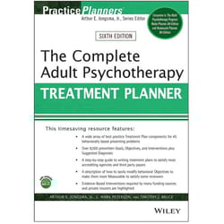 the complete adult psychotherapy treatment planner (practiceplanners) 6th edition