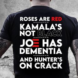 roses are red kamala's not black standard t-shirt