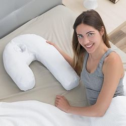 Premium Orthopedic Pillow for Side Sleepers: Cooling, Breathable, and Washable Cover for Ultimate Comfort