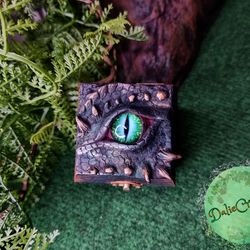 Swamp Dragon box - wedding box - ring box - dragon eye - dragon jewerly box - dragon eye box - dragon fantasy - box